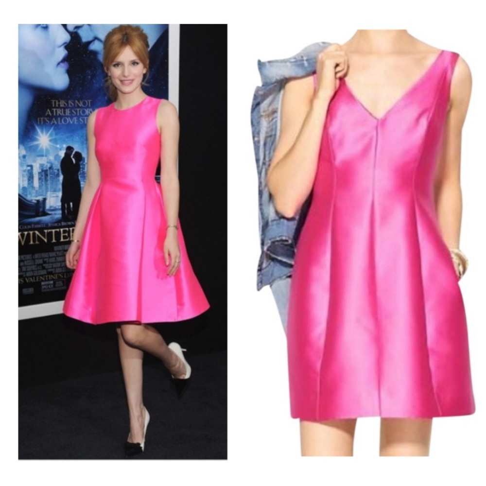 Kate Spade Fuchsia Fit and Flare Cocktail Dress